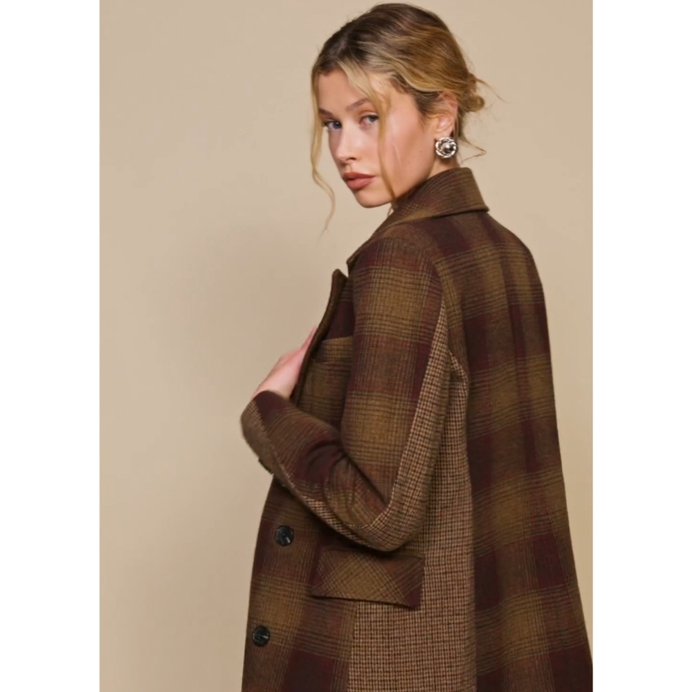 7 For All Mankind Patchwork Double Breasted Blazer - image 5